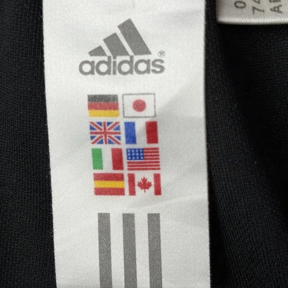 Vintage 2003 adidas ClimaCool Track Pants Men's M Black 3 Stripe Zip Ankle